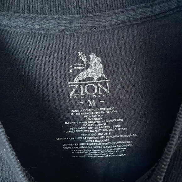 Bob Marley Zion rootswear Rasta smoke graphic tee M unisex - Picture 5 of 6